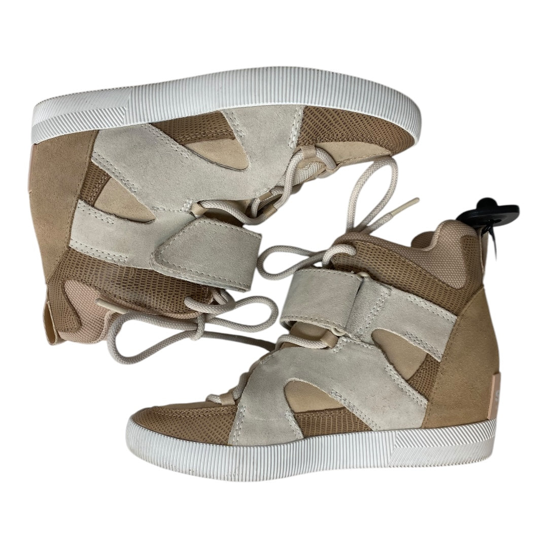 Shoes Designer By Sorel In Cream, Size:8.5