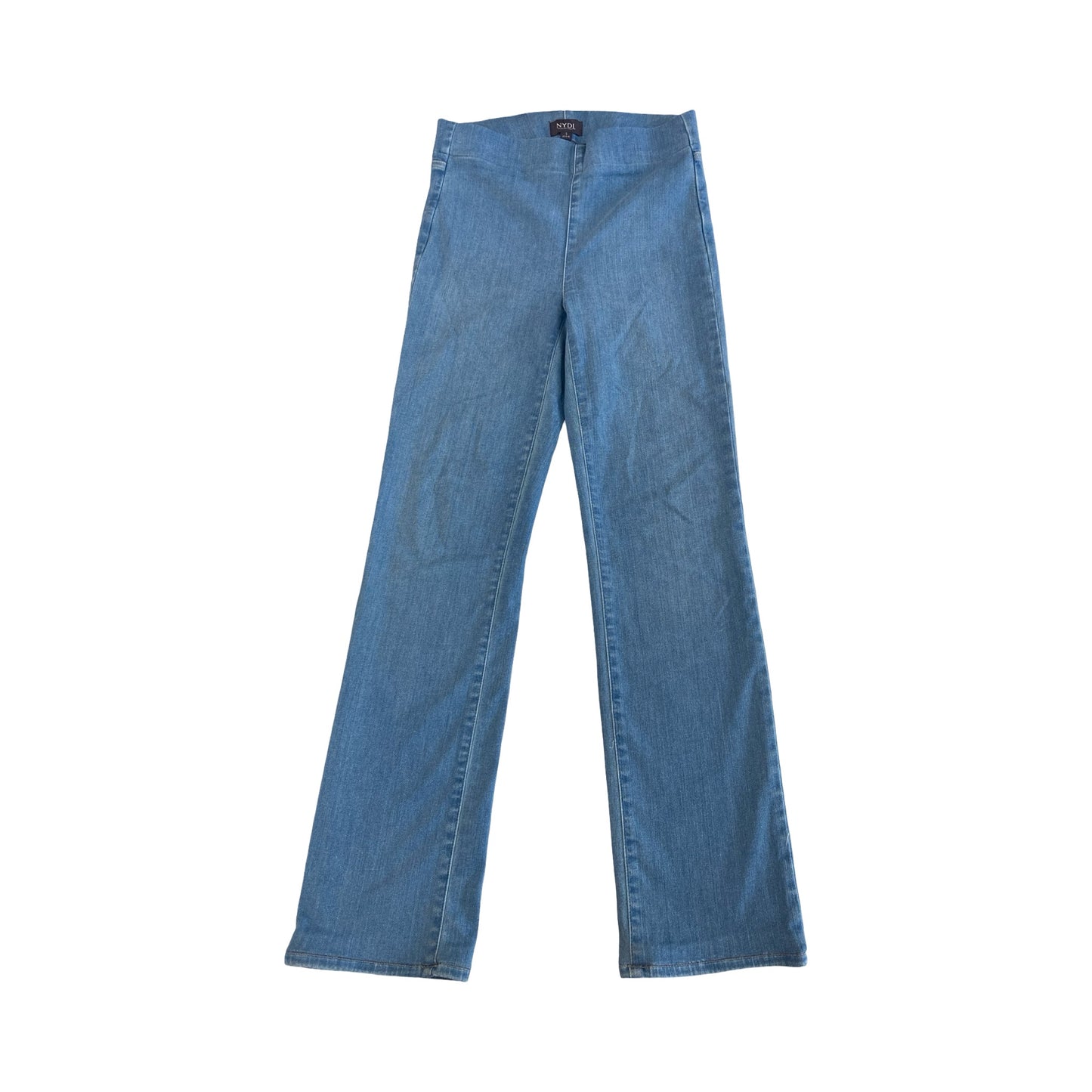 Jeans Straight By Not Your Daughters Jeans In Blue Denim, Size:S