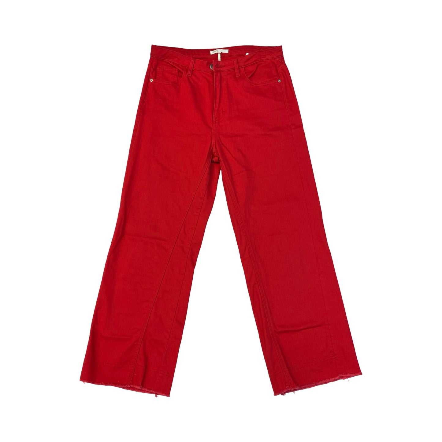 Jeans Wide Leg By Cmc In Red, Size:M