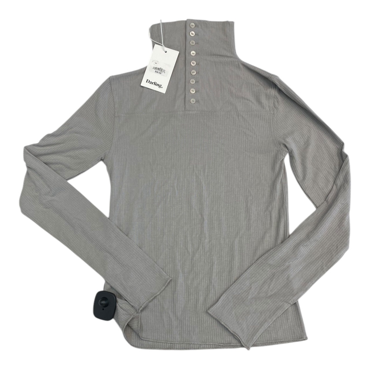 Top Ls By darling In Grey, Size:Xs