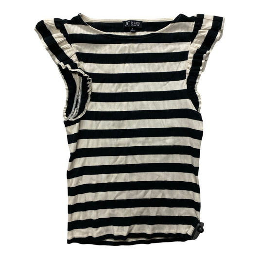 Top Sleeveless By J. Crew In Striped Pattern, Size:M