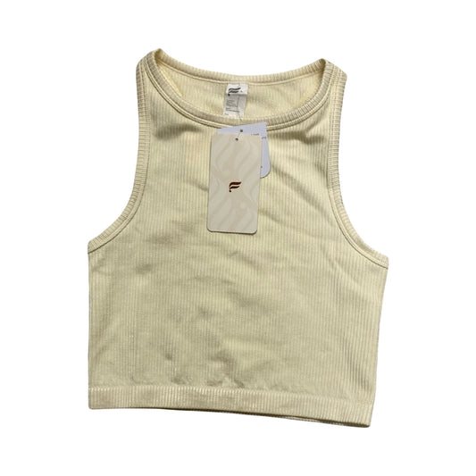 Athletic Tank Top By Fabletics In Yellow, Size:L