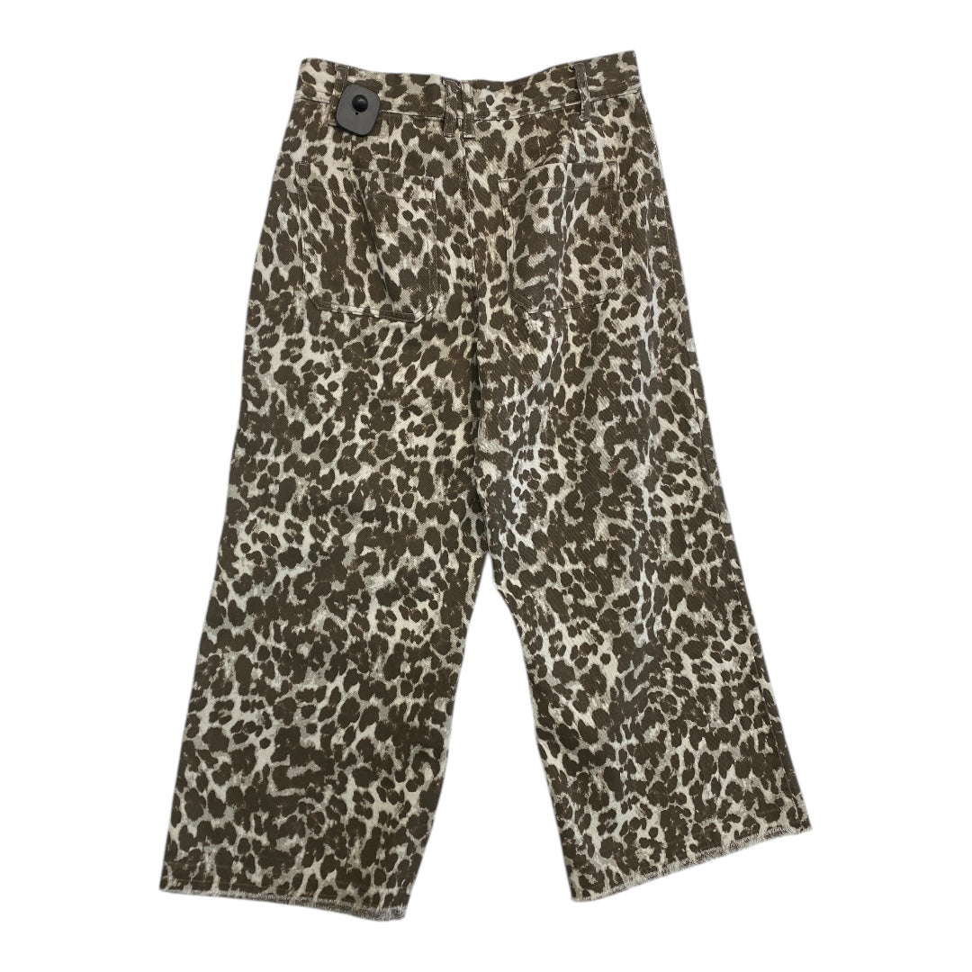 Pants Cropped By SINCERELY JULES In Animal Print, Size:4