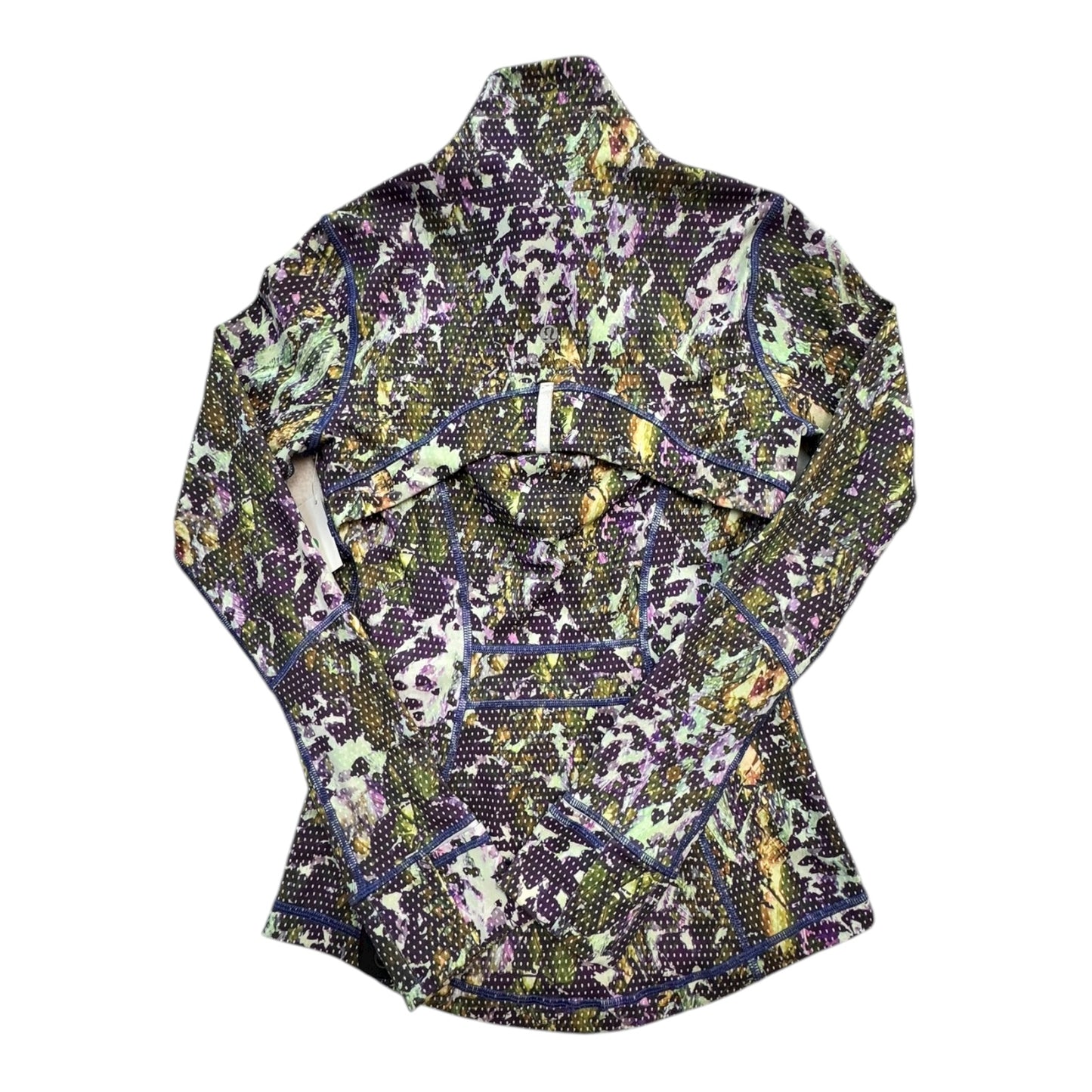 Athletic Jacket By Lululemon In Multi, Size:4