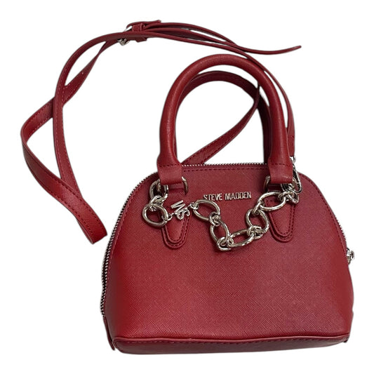 Handbag By Steve Madden In Red, Size:Small