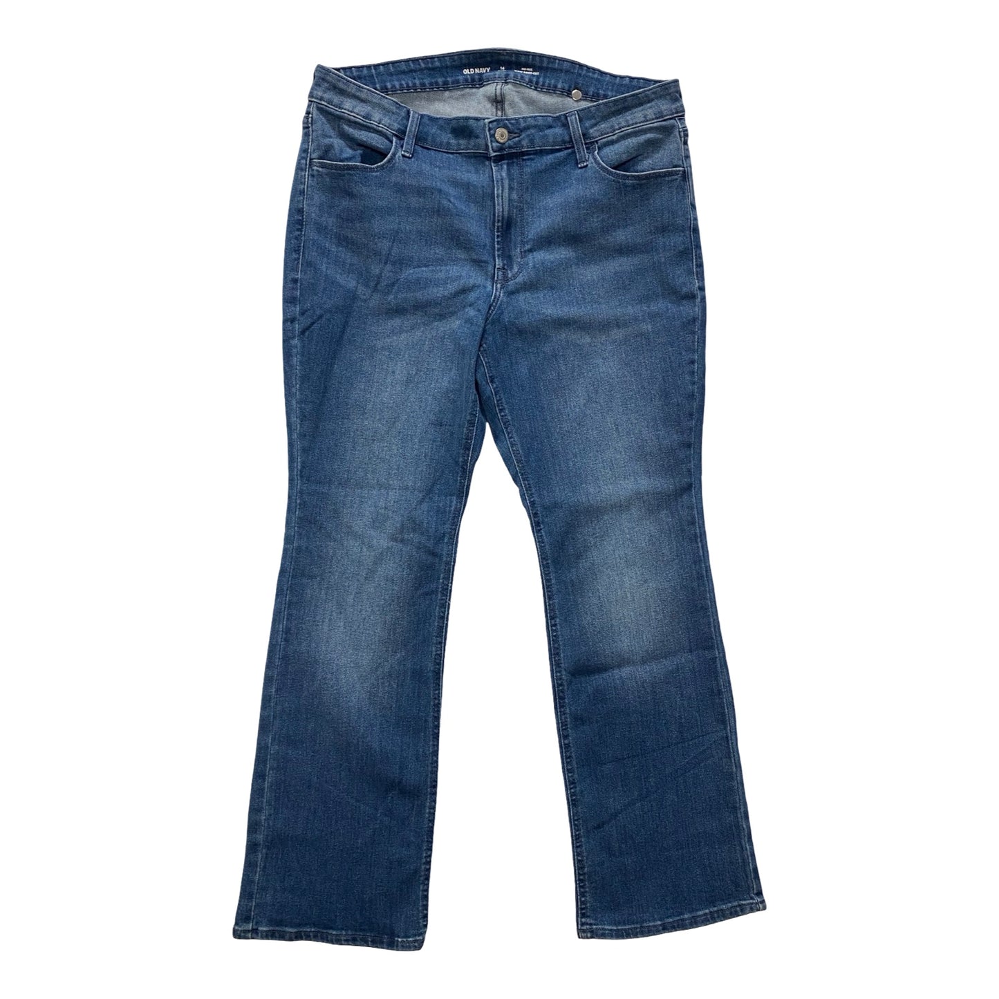 Jeans Boot Cut By Old Navy In Blue Denim, Size:14P