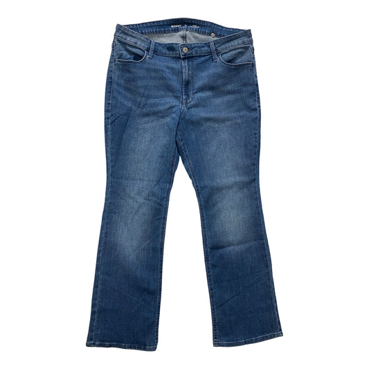 Jeans Boot Cut By Old Navy In Blue Denim, Size:14P