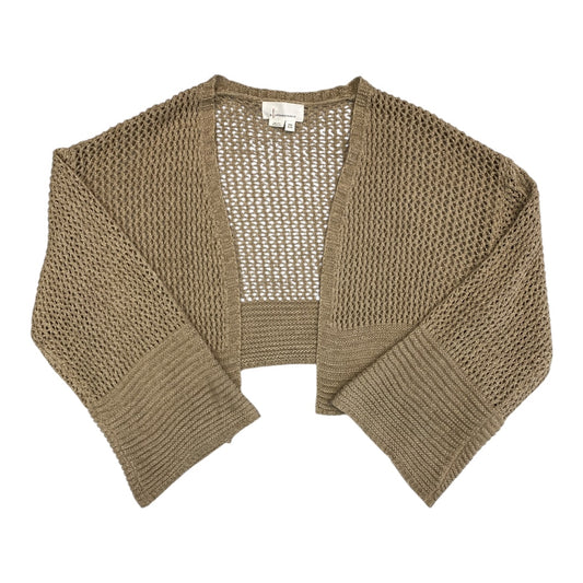 Sweater Cardigan By Anthropologie In Tan, Size:Osfm