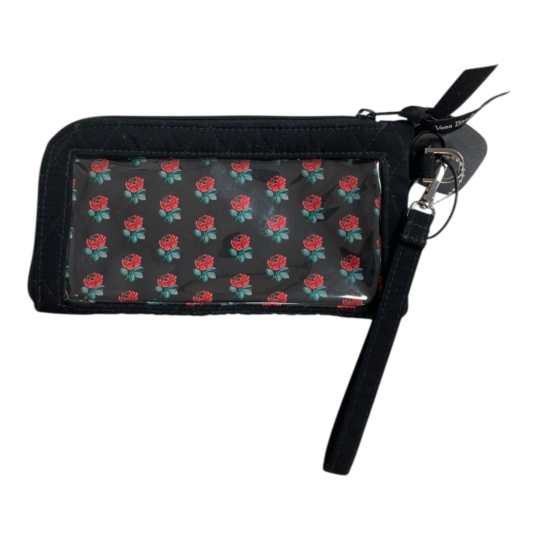 Wristlet By Vera Bradley In Black, Size:Medium