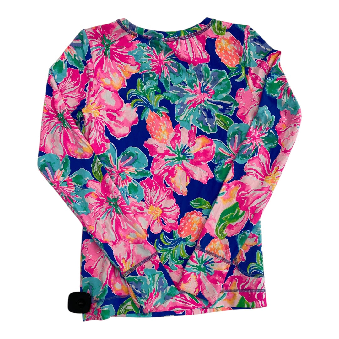 Top Ls Designer By Lilly Pulitzer In Floral Print, Size:Xs