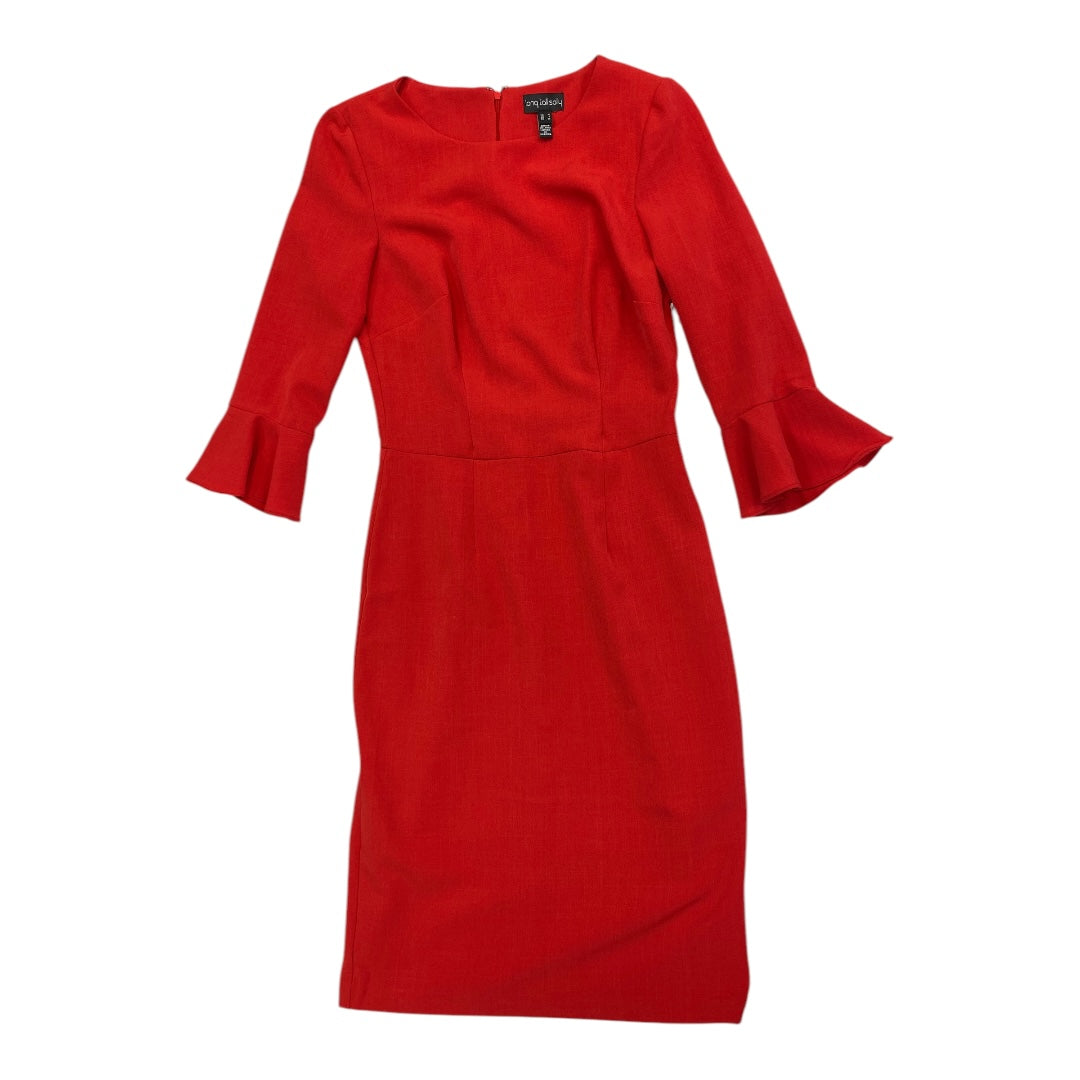 Dress Party Midi By Long Tall Sally In Red, Size:6