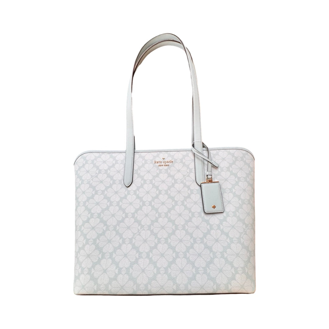 Handbag Designer By Kate Spade In Teal, Size:Large (13”Lx12”Hx5.5”W)