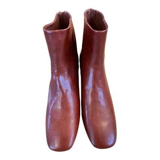 Boots Ankle Heels By Bare Traps In Red, Size:8.5