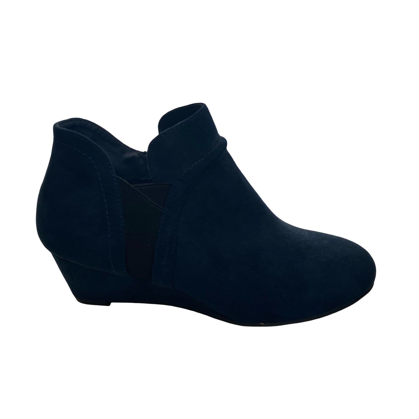 Boots Ankle Heels By Croft And Barrow In Navy, Size:7.5