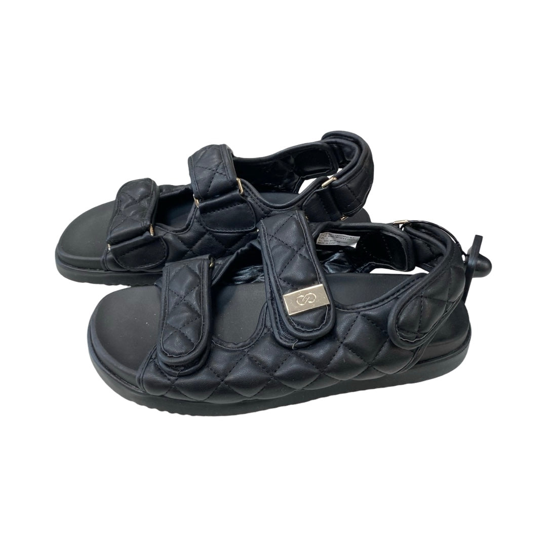 Sandals Heels Block By Calia In Black, Size:7