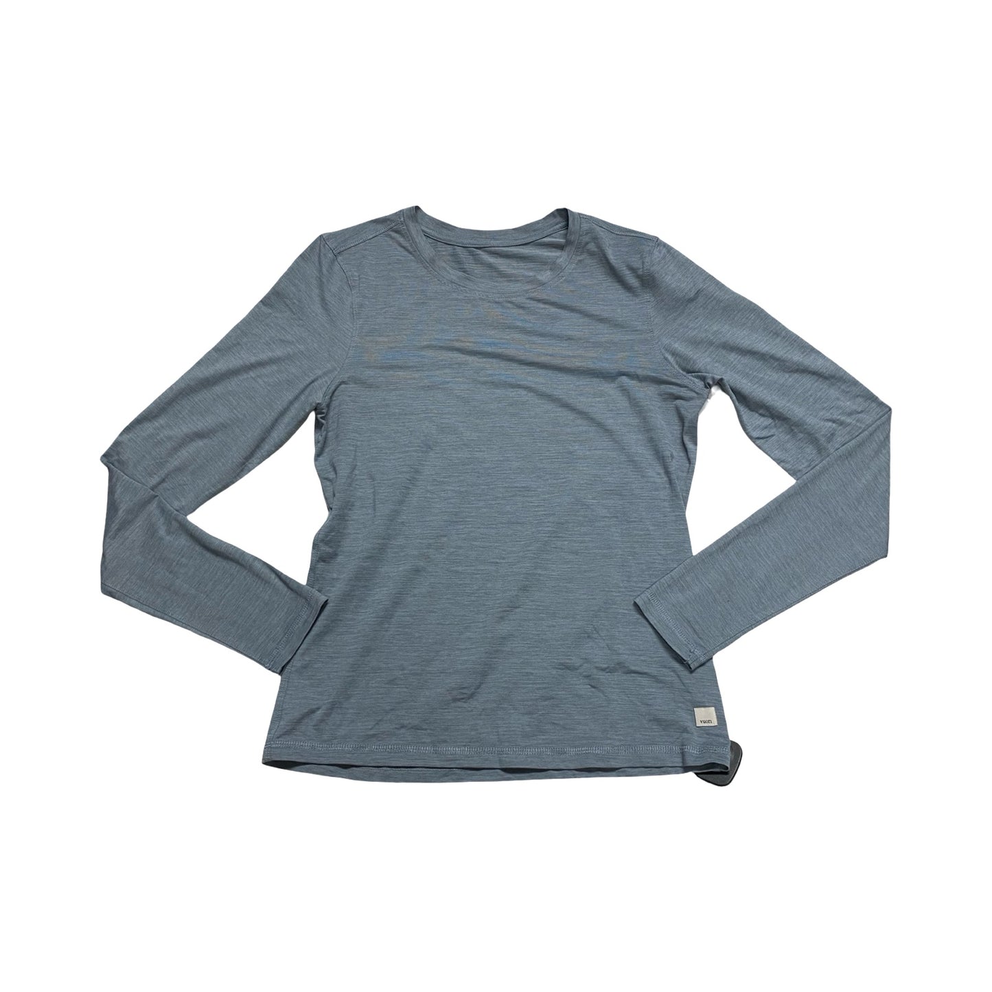 Athletic Top Ls Collar By Vuori In Grey, Size:M