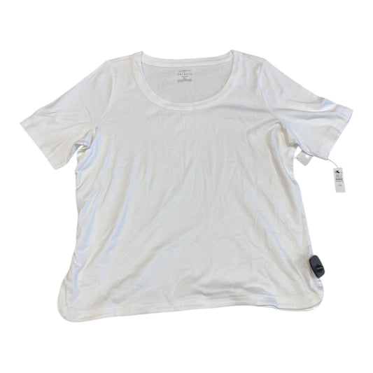 Top Ss By Rafaella In White, Size:1X