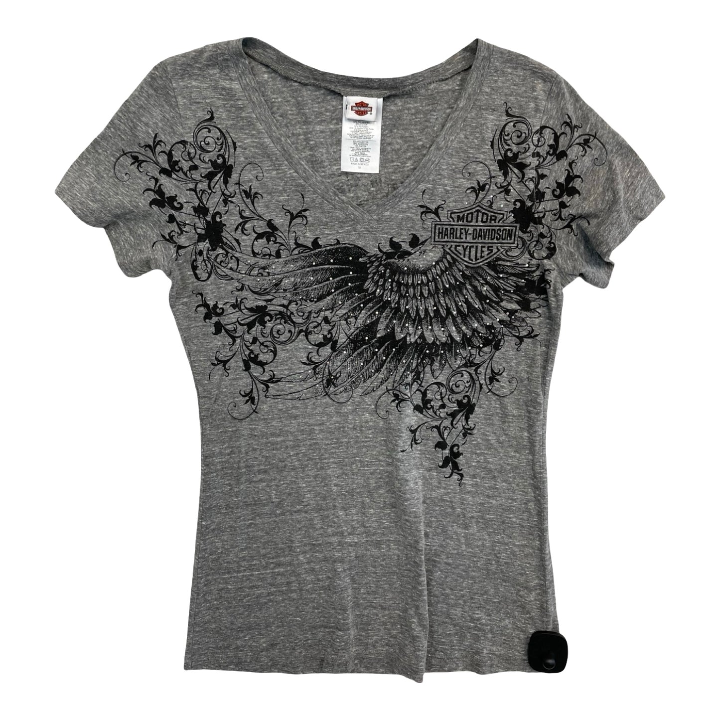 Top Ss Basic By Harley Davidson In Black & Grey, Size:M