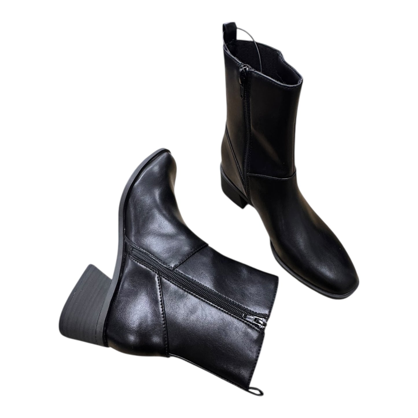 Boots Ankle Flats By Universal Thread In Black, Size:9