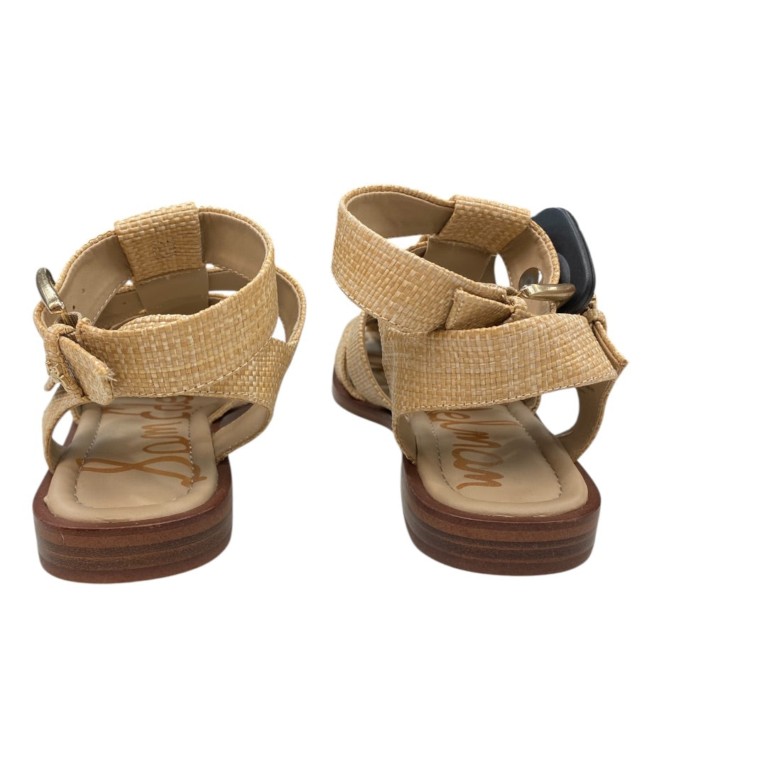 Sandals Flats By Sam Edelman In Tan, Size:7