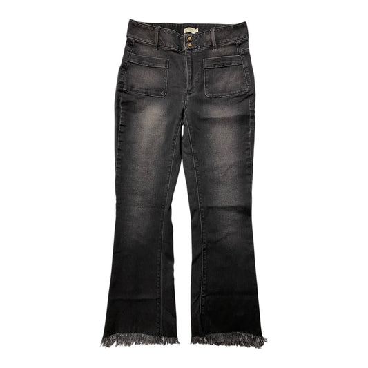 Jeans Flared By Spartina In Black Denim, Size:0