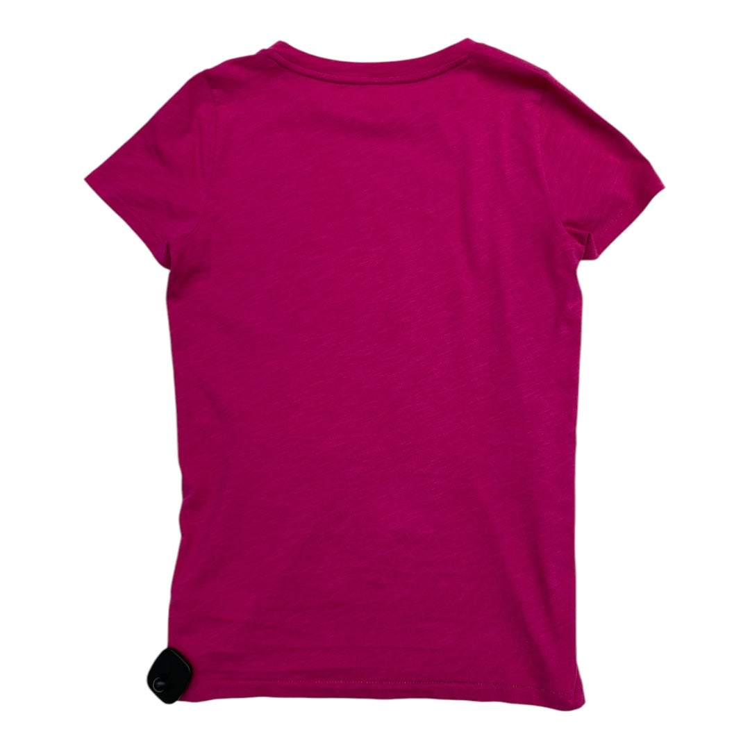 Top Ss Basic By J. Crew In Pink, Size:S