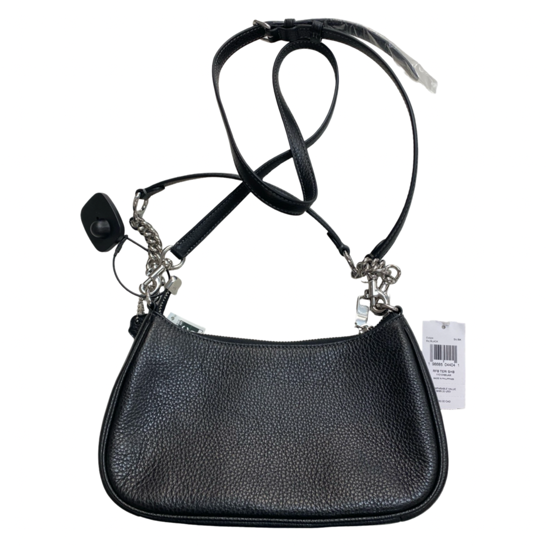 Handbag Designer By Coach In Black, Size:Small