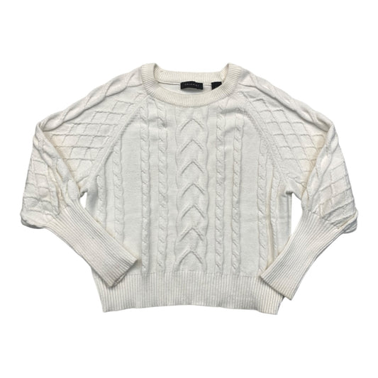 Sweater By Tahari In Ivory, Size:L
