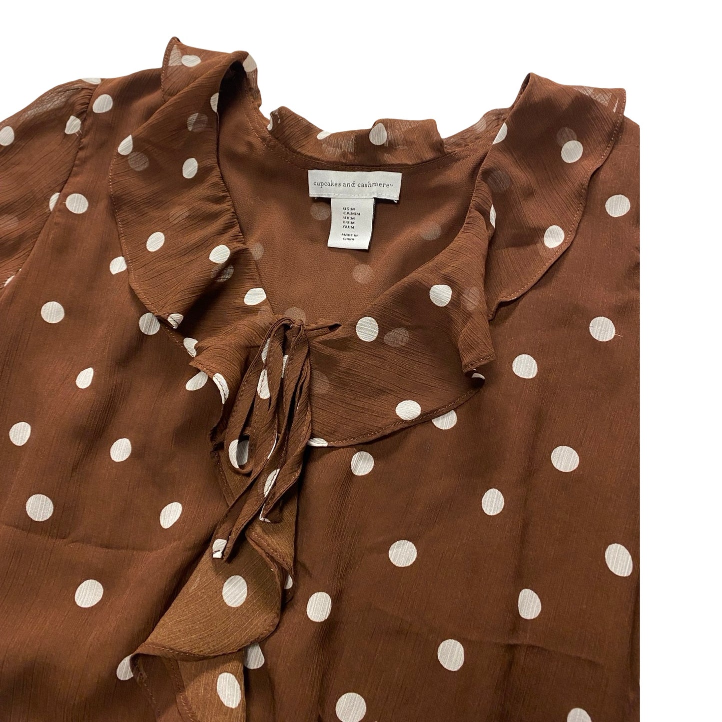 Top Ss By Cupcakes And Cashmere In Polkadot Pattern, Size:M