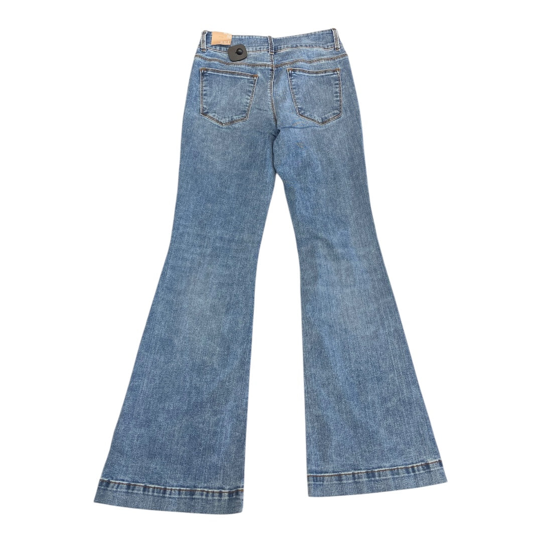 Jeans Flared By Kut In Blue Denim, Size:6