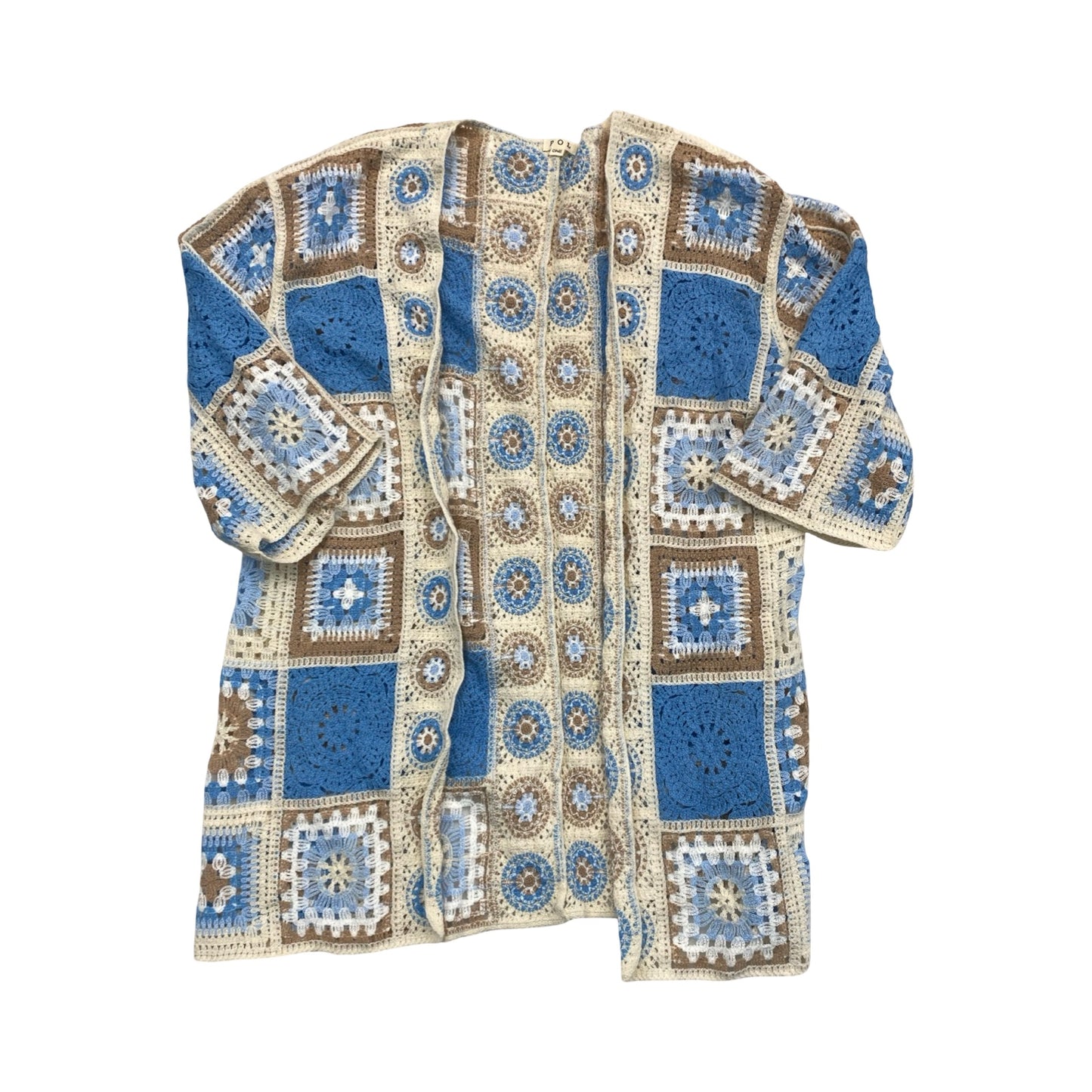 Sweater Cardigan By Pol In Multi, Size:Osfm