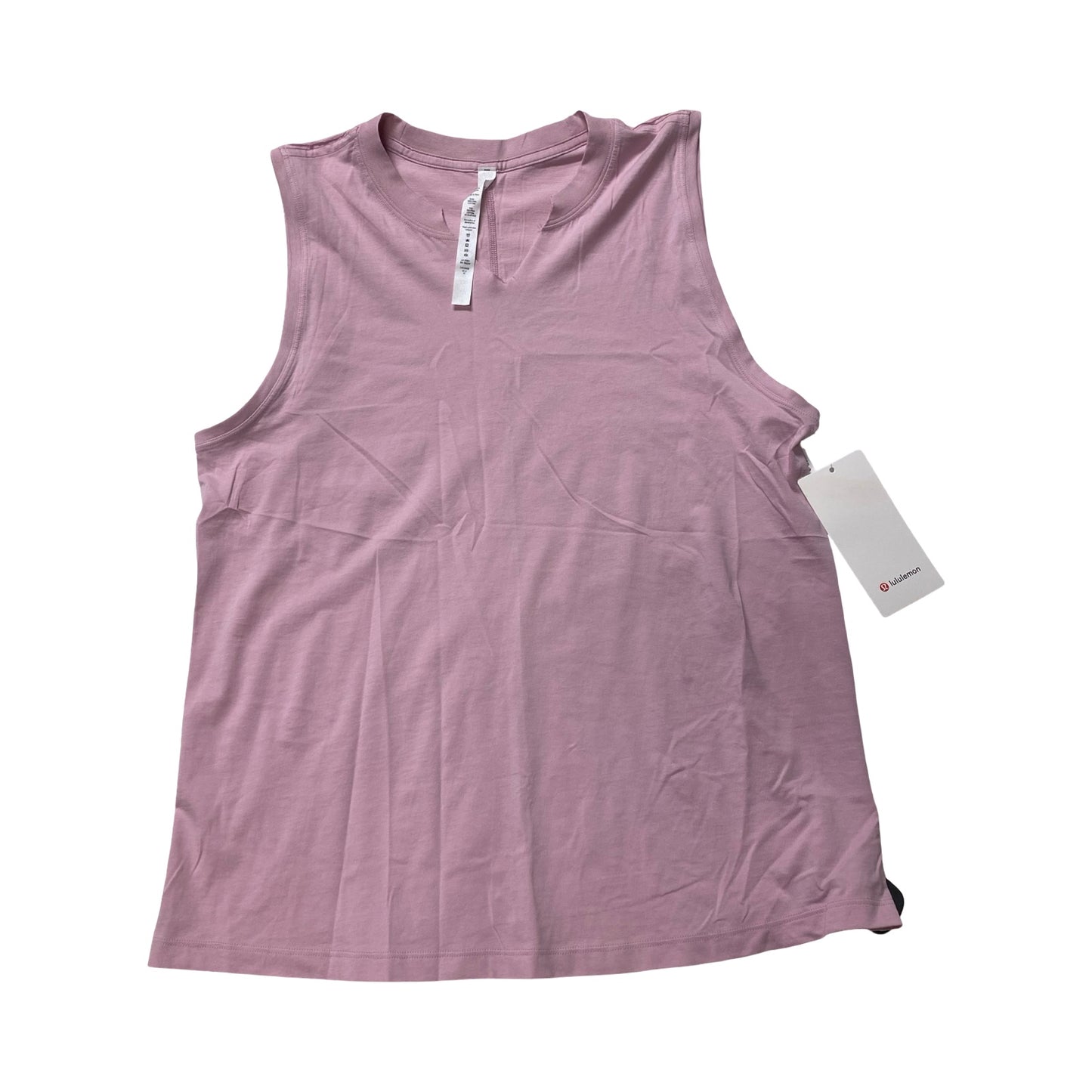 Athletic Tank Top By Lululemon In Pink, Size:10