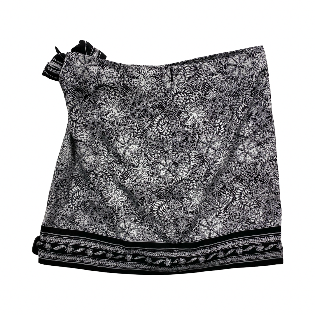 Skirt Mini & Short By Loft In Black & White, Size:12