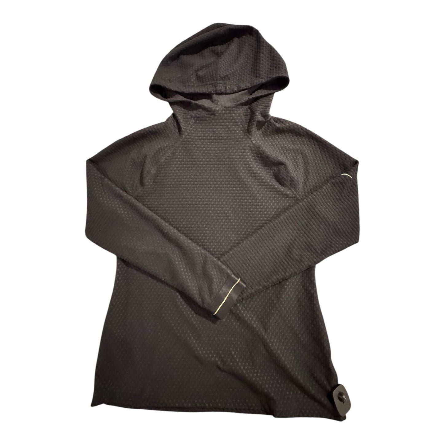 Athletic Top Ls Hoodie By Nike In Black, Size:L