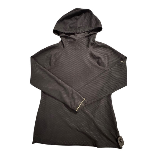 Athletic Top Ls Hoodie By Nike In Black, Size:L