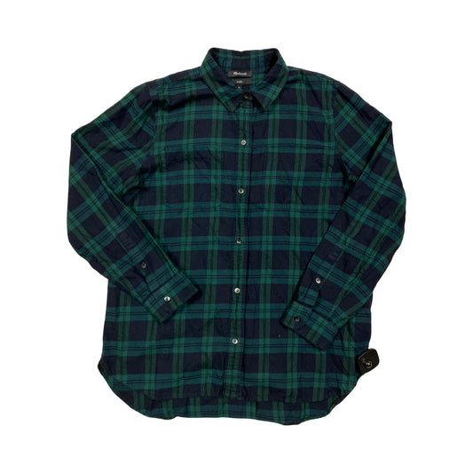 Top Ls By Madewell In Plaid Pattern, Size:M