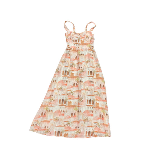 Dress Casual Maxi By Petal & Pup In Peach, Size:Xs