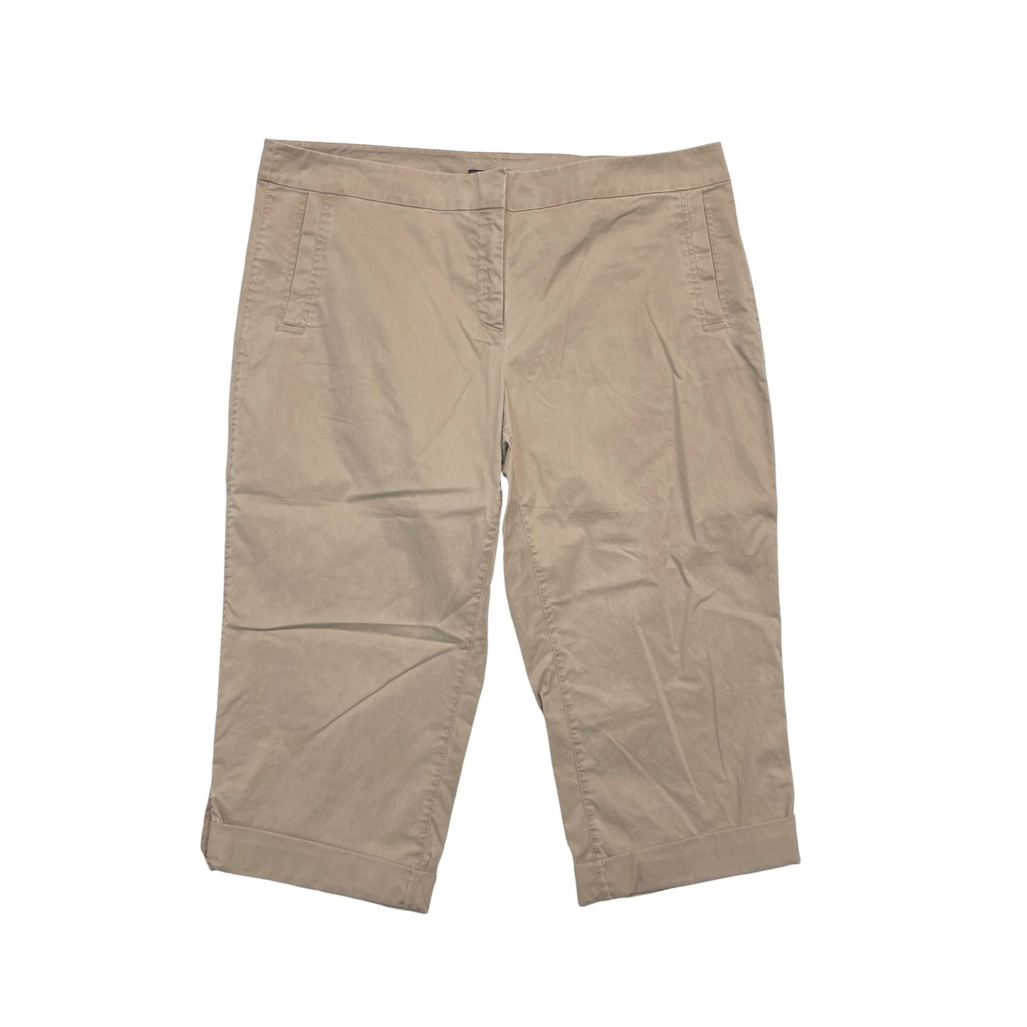 Pants Designer By Eileen Fisher In Tan, Size:1X