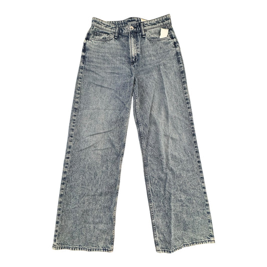 Jeans Wide Leg By Rag And Bone In Blue Denim, Size:2