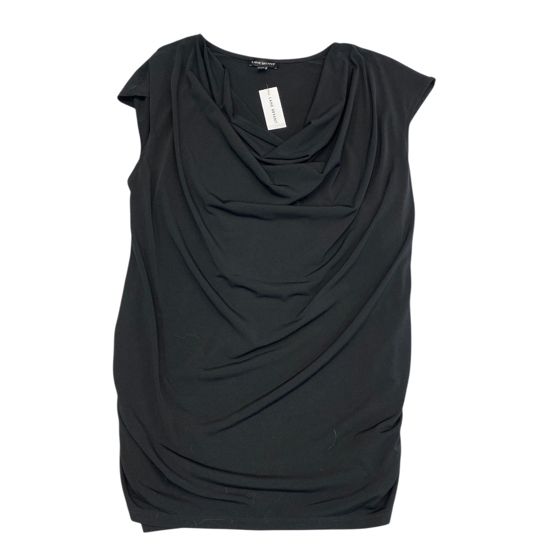 Top Sleeveless By Lane Bryant In Black, Size:Xl