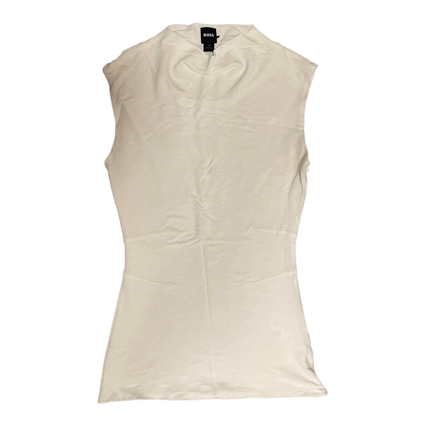 Top Sleeveless By Hugo Boss In Ivory, Size:Xs