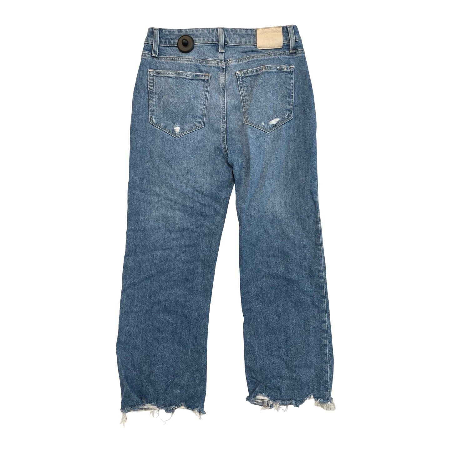 Jeans Wide Leg By Paige In Blue Denim, Size:8