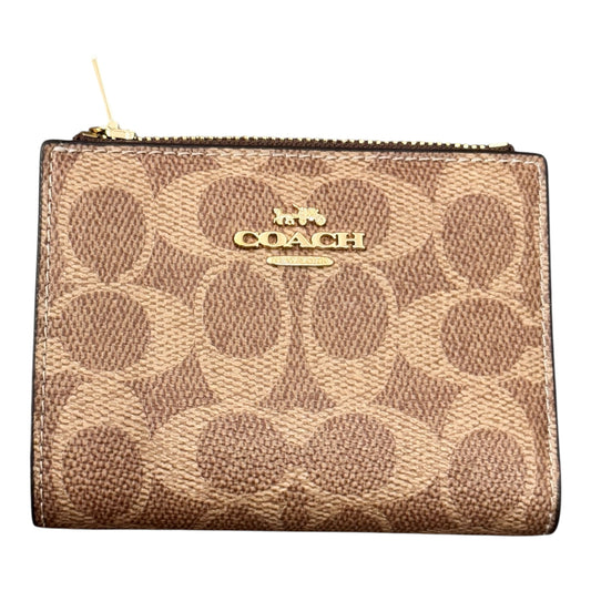 Wallet Designer By Coach In Brown, Size:Small