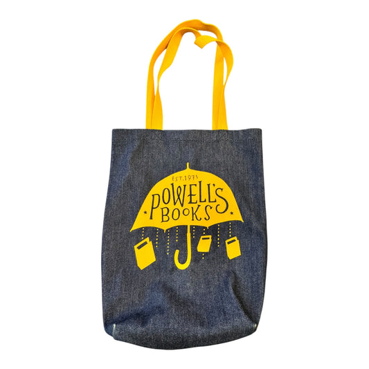 Tote By Clothes Mentor In Blue Denim, Size:Medium