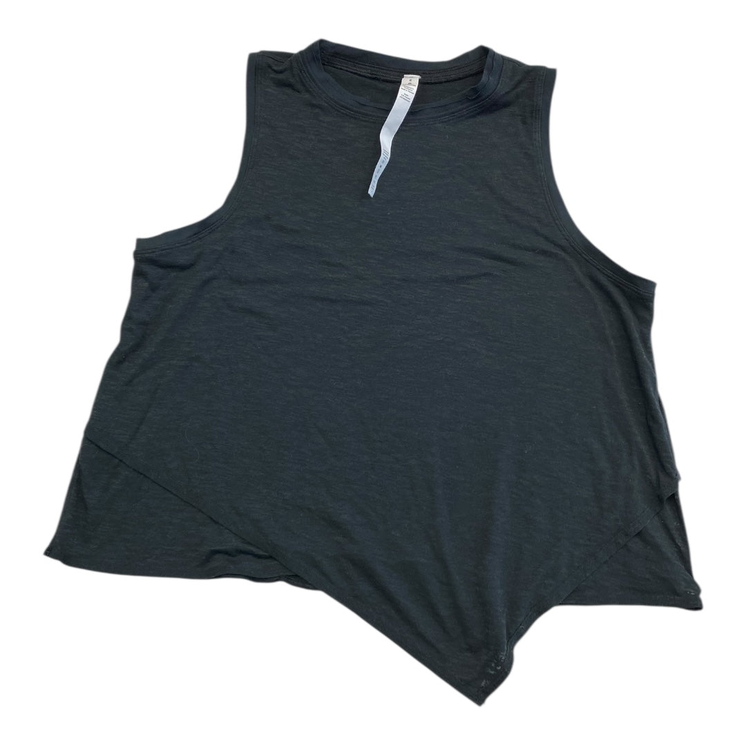 Athletic Tank Top By Lululemon In Black, Size:8
