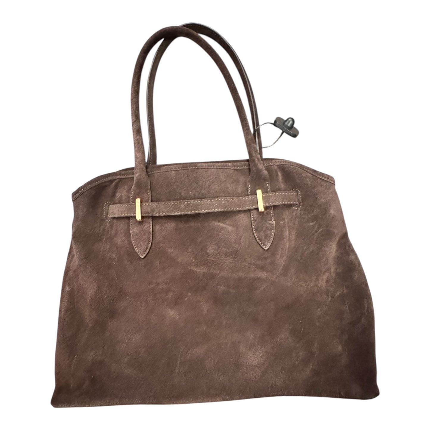 Handbag Leather By MARLON In Brown, Size:Medium