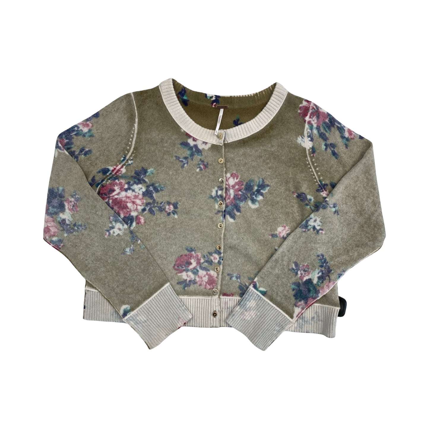 Sweater Cardigan By Free People In Multi, Size:Xl