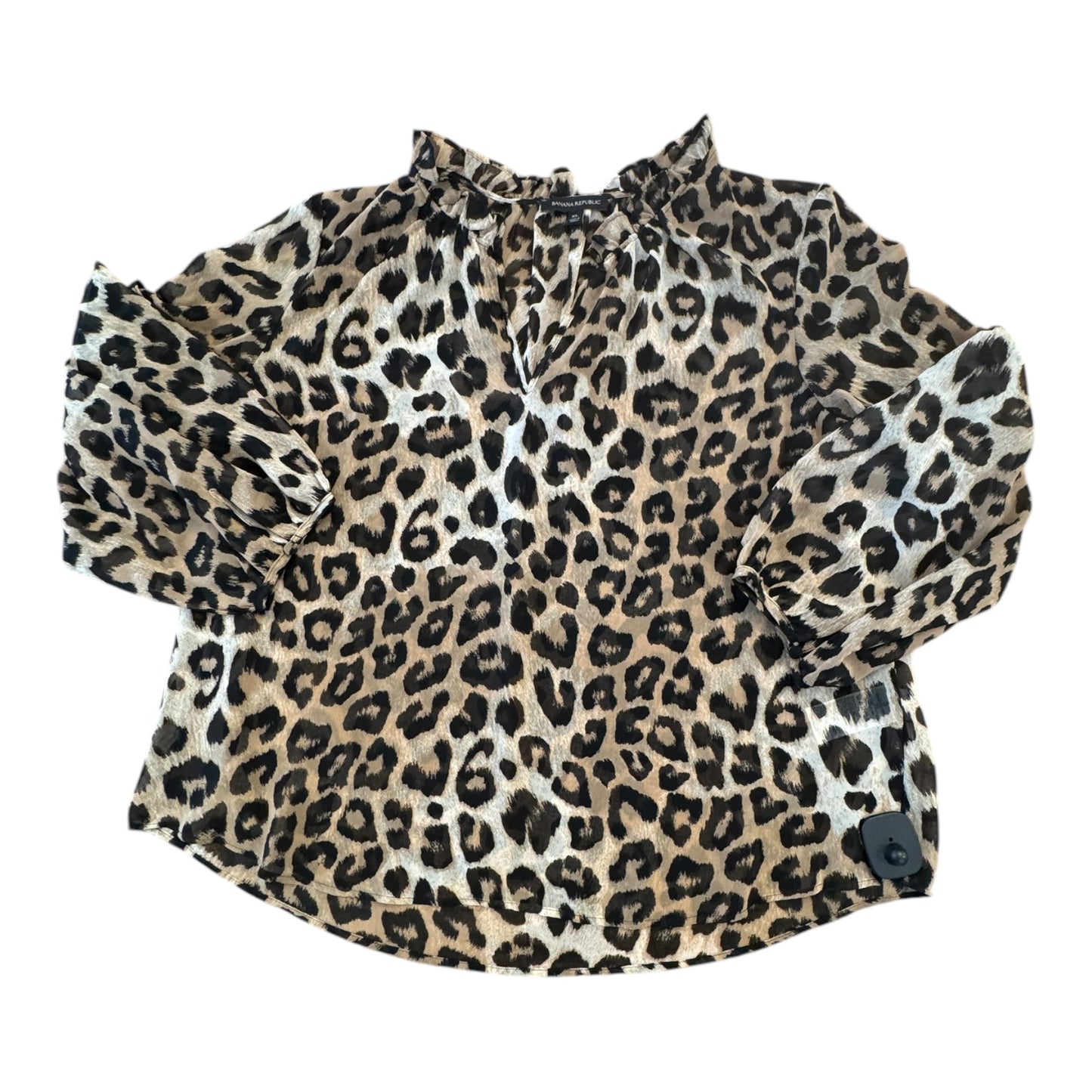 Top Ls By Banana Republic In Animal Print, Size:Xl