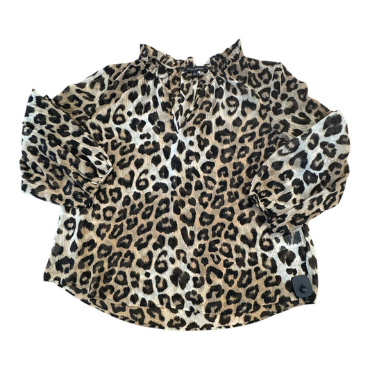 Top Ls By Banana Republic In Animal Print, Size:Xl