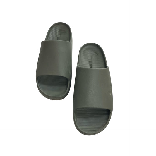 Sandals Heels Block By Nike In Green, Size:10